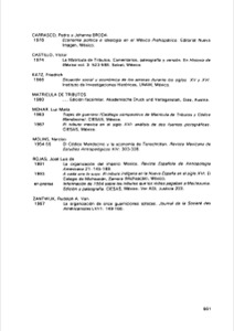 Matri cula de los tributos — Anónimo tlacuilo mexica