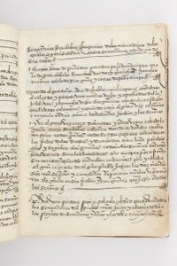 Página de un manuscrito antiguo con texto denso escrito — Anónimo purépecha