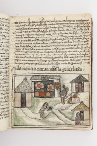 Relación de Michoacán, lámina — Anónimo (atribuido a Jerónimo de Alcalá, OFM)
