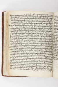 Páginas abiertas de un manuscrito antiguo — Anónimo purépecha