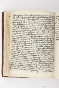 Páginas abiertas de un manuscrito antiguo