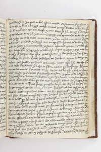 Manuscrito antiguo abierto — Anónimo purépecha