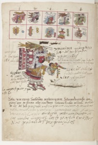 Página de códice precolombino — Anónimo tlacuilo (Códice Telleriano-Remensis)