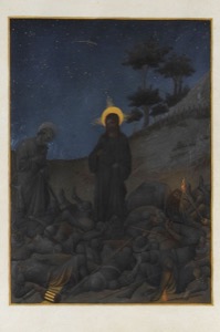 Imagenes folio 142v christ in gethsemane — Anónimo (miniaturista medieval)