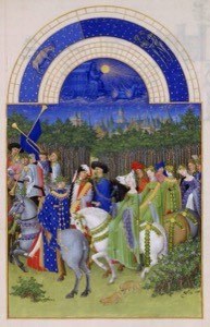 Tr s riches heures du duc de berry mois — Hermanos Limbourg
