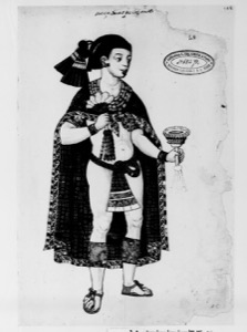 Retrato de un noble mexica con atuendo ceremonial — Anónimo