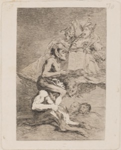 Las Brujas en Vuelo: Preparación de un Vuelo Nocturno — Francisco de Goya