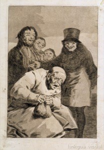 Los Caprichos, plancha 95 — Francisco de Goya