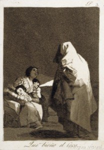 Los Caprichos, plancha 96 — Francisco de Goya
