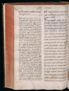 Páginas de un antiguo manuscrito o libro impreso — Bernardino de Sahagún
