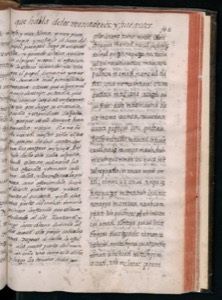 Un antiguo manuscrito o libro impreso temprano — Bernardino de Sahagún