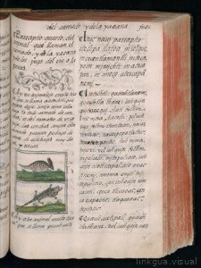 Página de un manuscrito antiguo que presenta texto en dos