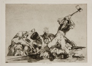 Desastres de la guerra, plancha — Francisco de Goya — Francisco de Goya
