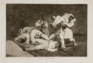 Desastres de la guerra, plancha — Francisco de Goya — Francisco de Goya