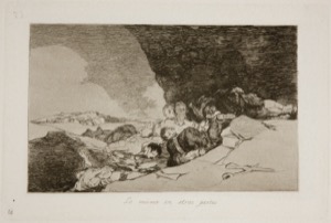 Desastres de la guerra, plancha — Francisco de Goya — Francisco de Goya