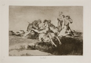Desastres de la guerra, plancha — Francisco de Goya — Francisco de Goya