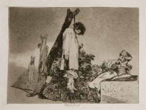 Desastres de la guerra, plancha — Francisco de Goya — Francisco de Goya