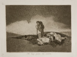 Los Desastres de la Guerra: no hay remedio — Francisco de Goya