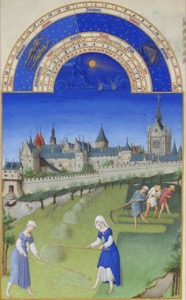 Imagenes les tr s riches heures du duc de berry juin — Hermanos Limbourg