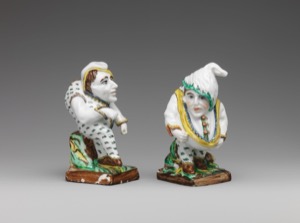 Figurillas de porcelana, duendes — Anónimo precolombino