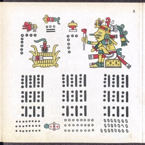 Códice Mexica — Con glifos y sistema numérico — Tlacuilo anónimo