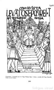 Primer nueva corónica y buen gobierno — 464: Coronación del Inca