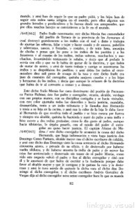 Página de un documento histórico que detalla las actividades