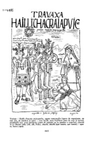 Escena de trabajo agrícola andino — Anónimo (manuscrito medieval)