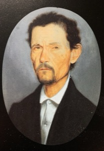 Retrato de hombre mayor serio — Anónimo