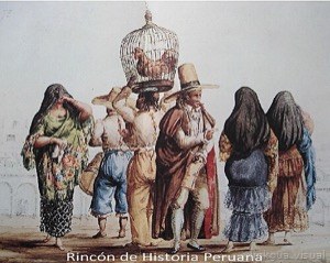 Comerciantes Ambulantes en Lima — Léonce Angrand