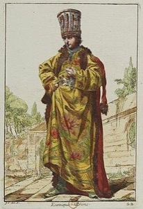 Traje de Turco con Elaborado Turbante y Túnica — Agostino Brunias