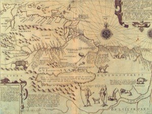 Mapa histórico de América del Sur