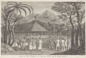 Encuentro en la Isla de Otaheiti — Anónimo