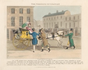 Una escena urbana con carruaje y figuras — Daniel Thomas Egerton