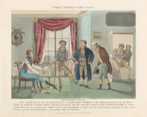 La Visita Inesperada en una Habitación Elegante — Daniel Thomas Egerton