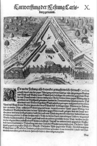 Plano de la Fortaleza de Carls-X. (Carlos X) en Baviera — Entwerffung Der Festung Carlsburg Genannt