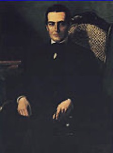 Retrato de caballero con traje formal — Anónimo