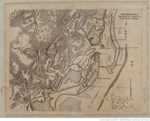 Mapa de sitio del Fuerte de San Carlos de la Barra — Mauritiopolis Reciffa Et Circumjacentia Castra
