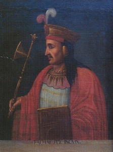 Retrato de Pachacútec Inca Yupanqui — Anónimo (retrato colonial, incas)