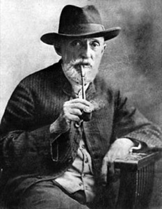Retrato de hombre mayor fumando pipa — Puerto Rico Francisco