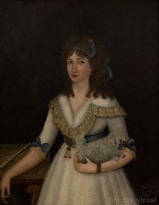 Retrato de una dama joven — Vicente Escobar