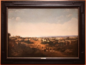 Esta pintura de paisaje, de estilo neoclásico o académico — Anónimo