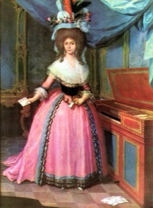 Esta pintura es un retrato de corte del siglo XVIII, que — Anónimo