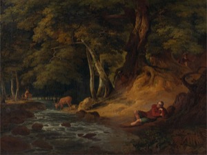 Esta pintura es un ejemplo del Romanticismo, un movimiento — Anónimo