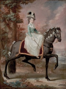 Dama a caballo — José Campeche y Jordán