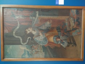 Visión de san francisco ca. De lui — Anónimo tlacuilo mexica