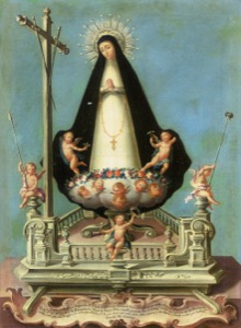 Soledad de la victoria en sus andas procesiona — Anónimo