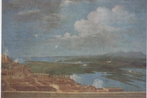 Vista de una ciudad portuaria — Anónimo