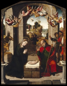 Adoración de los pastores y la Virgen — Juan Correa