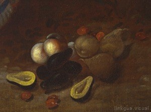 Naturaleza muerta con frutas variadas